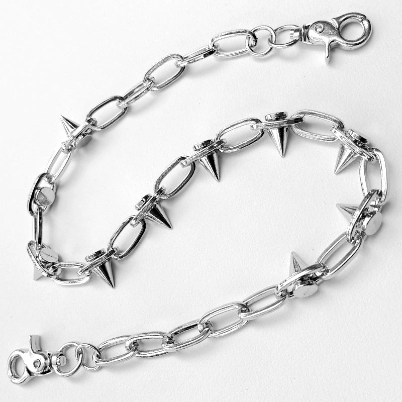 Punk Metal Rivets Spikes Bullets Waist Chains Rock Jeans Chains Accessories High Street Trouser Chains