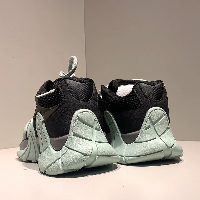 European station 2024 new dad shoes men and women the same couple tire shoes lace-up casual platform sports shoes ins