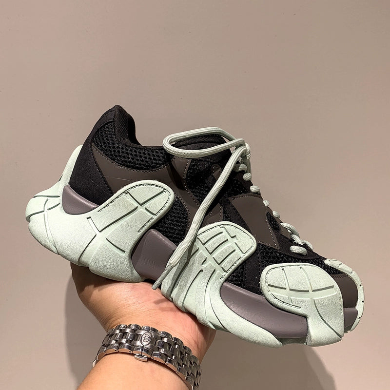 European station 2024 new dad shoes men and women the same couple tire shoes lace-up casual platform sports shoes ins