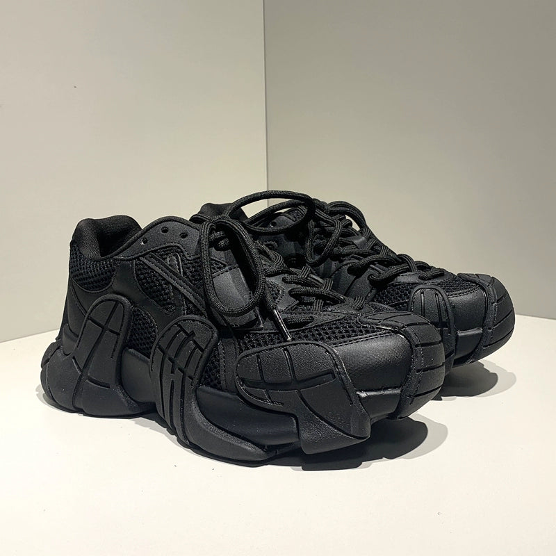 European station 2024 new dad shoes men and women the same couple tire shoes lace-up casual platform sports shoes ins