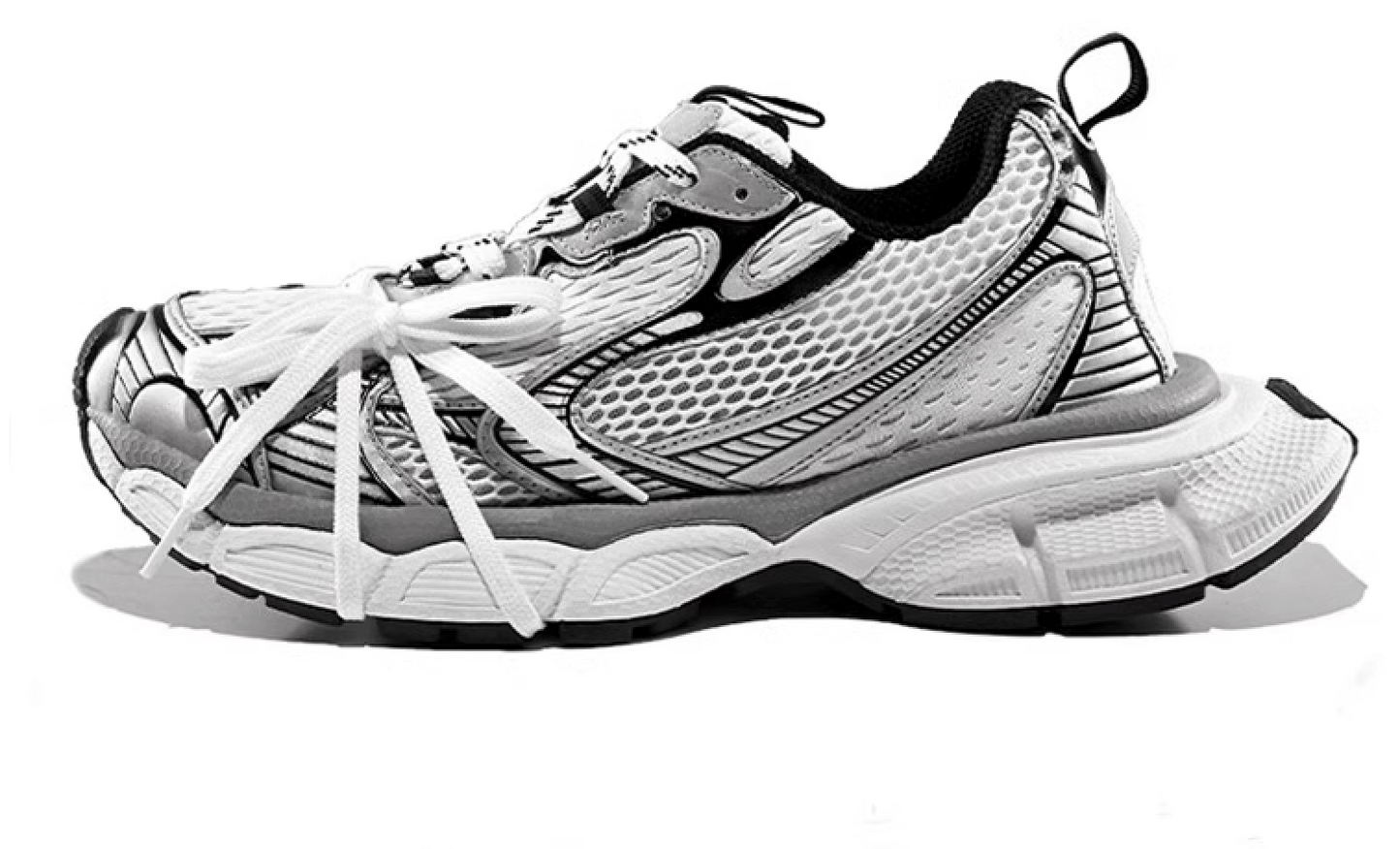 Paris 3xl dad shoes women's old ninth generation 2024 spring new women's shoes heightening sports platform shoes tide