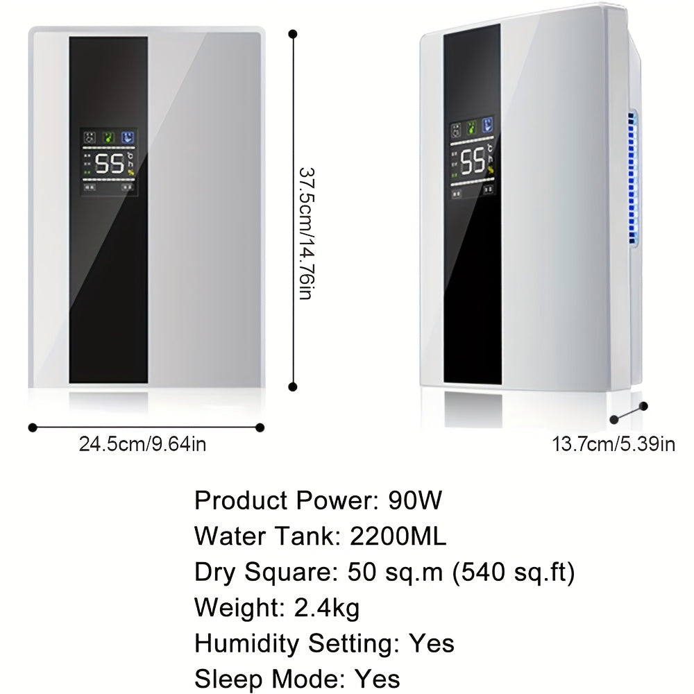 Efficient Dehumidification, Ultra-quiet Technology, No Interference At Night Use, Energy-saving And Power-saving, Compact And Portable, Is An Ideal Choice for Home Moisture-proof.