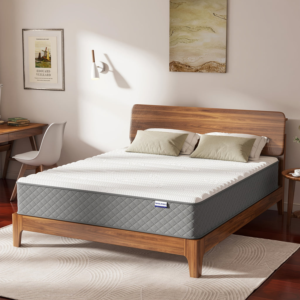 Mattress 140 x 200cm - Hardness H3 and H4 The Innerspring Hybrid Memory Foam Bed in a Box for Ultimate Support and Pressure Relief, Bed Mattress 90 x 200cm