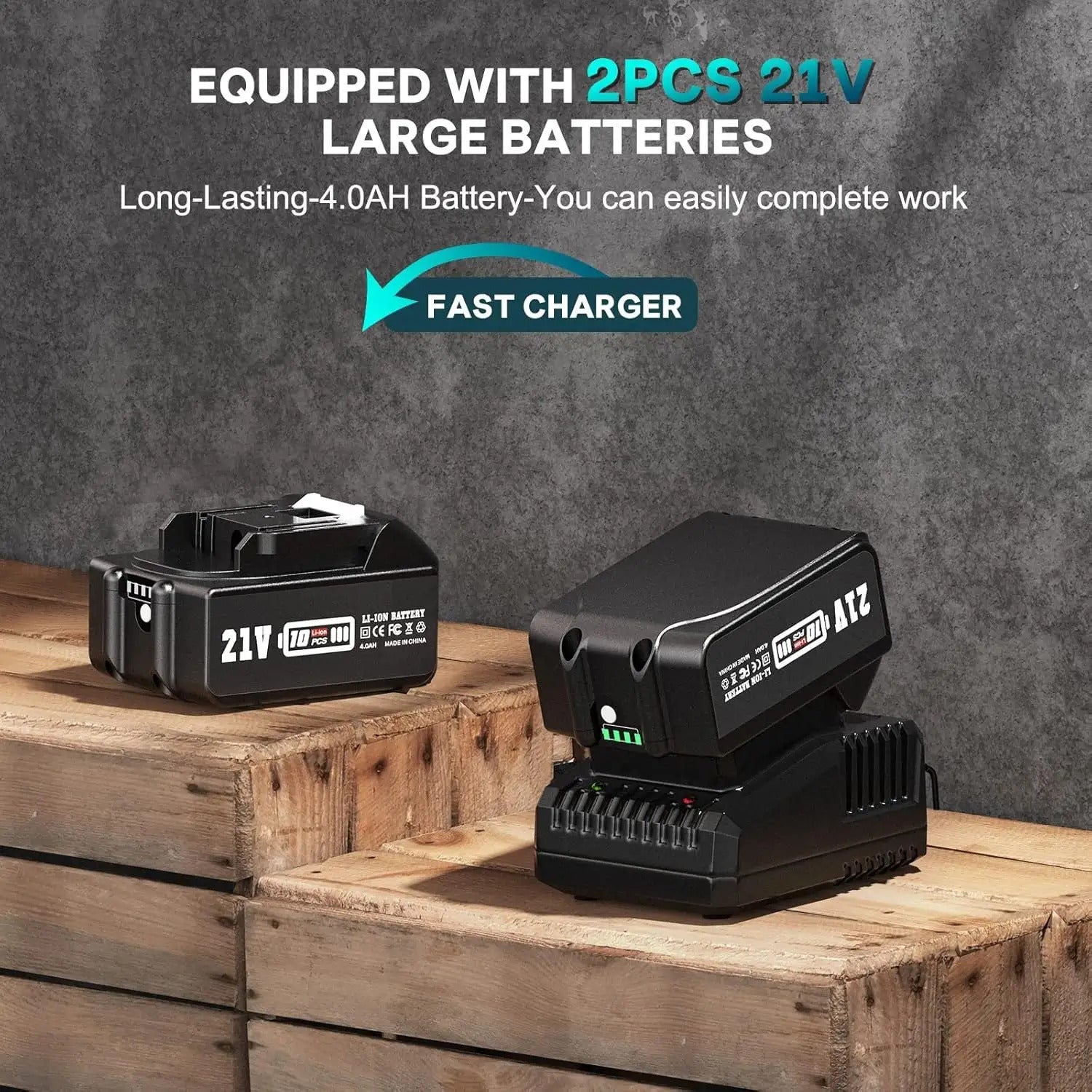 Batterie-Kanten-Schneider mit 2 Stück 4,0 Ah Batterien, Batterie-Routenplaner Brushless Tragbarer Hand-Schneider für Holzbearbeitung, Batterie-Holz-Trimmer mit 15 Stück 1/4 Zoll Cutter-Set