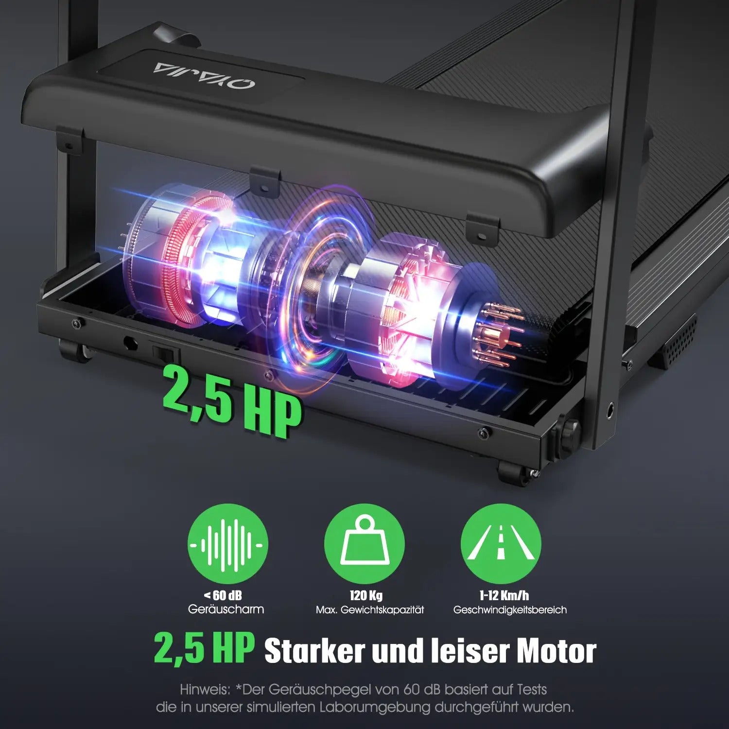 2-in-1 Faltbarer Laufband, Heim-Laufband, 2.0HP Spitzen-DC-Motor, 1-12KM/H Geschwindigkeitsanpassung, LED-Vierseitiges Display 12 voreingestellte Programme + Dreifachmodus-Umschaltung Musiklautsprecher, Breiter Laufbahn, Heim-Fitnessgerät, Heim-Falten, Oh