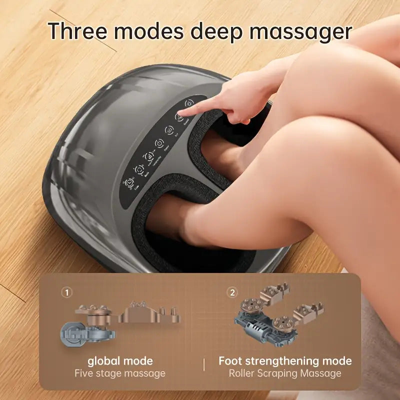 YUNSHAW Shiatsu-Fußmassagegerät – Entspannung für müde Muskeln & Fußsohlen, tiefe Knetmassage, fördert Durchblutung und Fußgesundheit, ideal für Zuhause oder Büro, passt bis zu Schuhgröße 45 (US 11), YUNSHAW