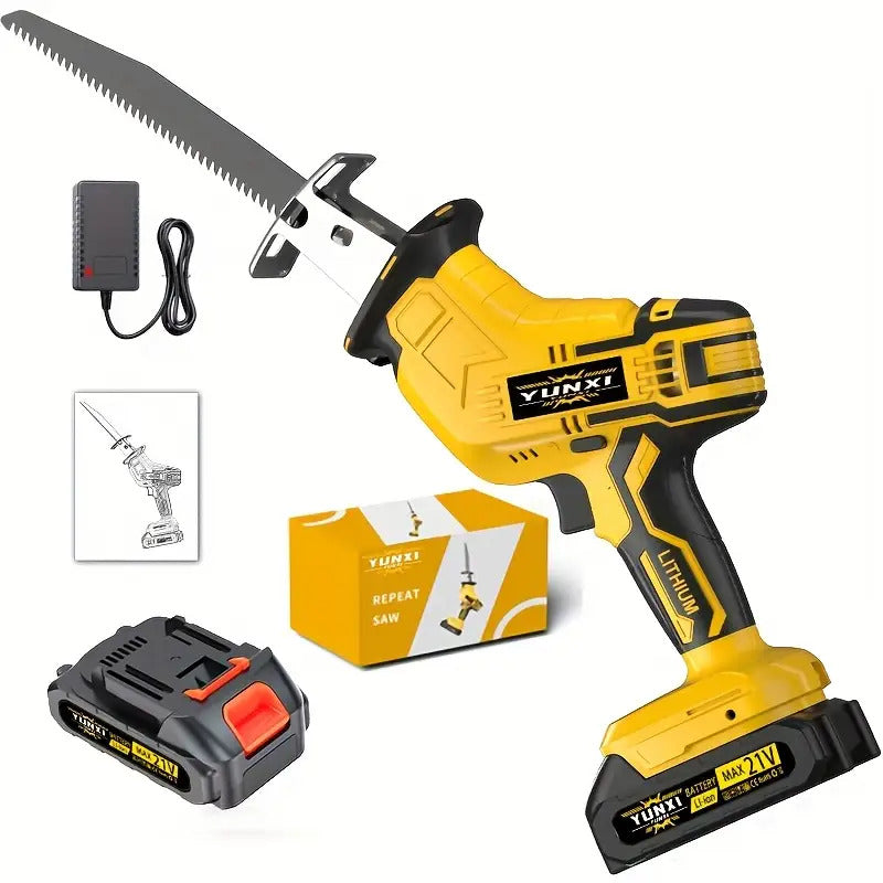 Maschine NUR Die Drahtlose Elektrische Schneidemaschine Multifunktionales Schneidemaschinen-Set Ist Geeignet Zum Schneiden Von Holz/Metall/PVC, Mit Einer Sicherheitsverriegelung Schneidemaschine Szene Zum Schneiden Von Holz Und Metall.
