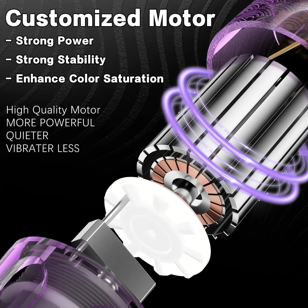 POSEIDON Tattoo-Maschinen-Set Komplettset mit 20 Tätowier-Nadeln, 1500mAh Akku, kabellose Tätowiermaschine inklusive 11 Tinten – Perfekt für Anfänger und professionelle Künstler