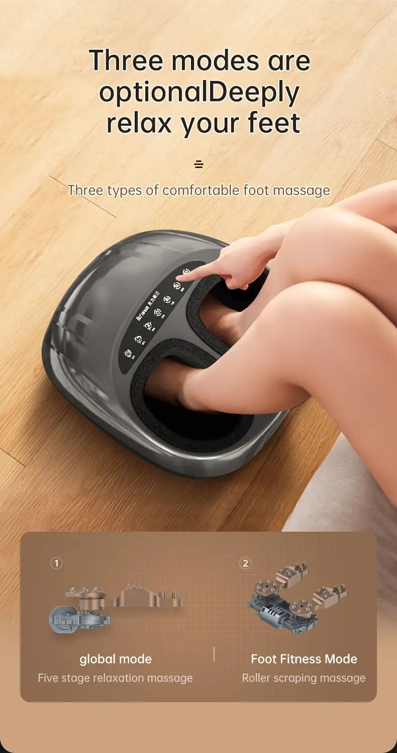 YUNSHAW Shiatsu-Fußmassagegerät – Entspannung für müde Muskeln & Fußsohlen, tiefe Knetmassage, fördert Durchblutung und Fußgesundheit, ideal für Zuhause oder Büro, passt bis zu Schuhgröße 45 (US 11), YUNSHAW
