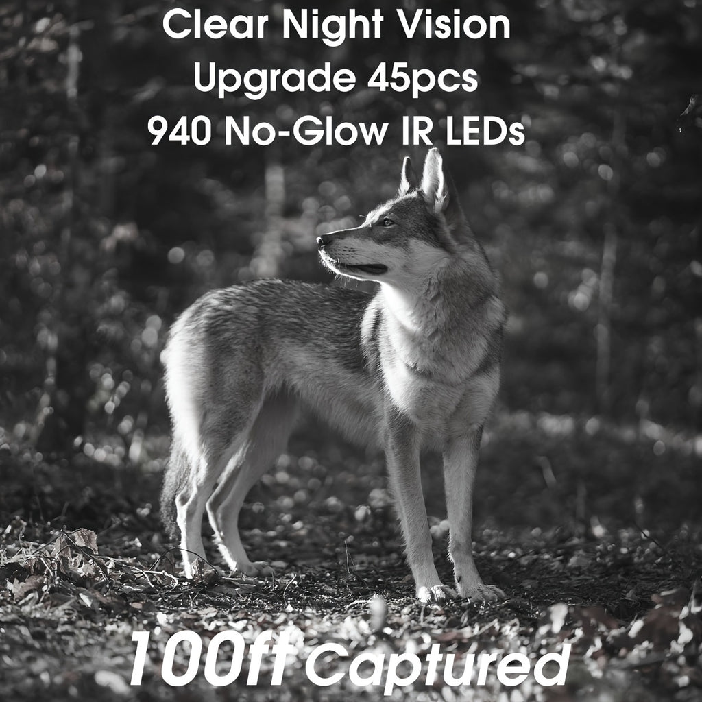 WiFi Trail Camera, 4K 64MP Game Camera With 64GB Memory Card, Trail Cam With Night Vision For Wildlife Monitoring