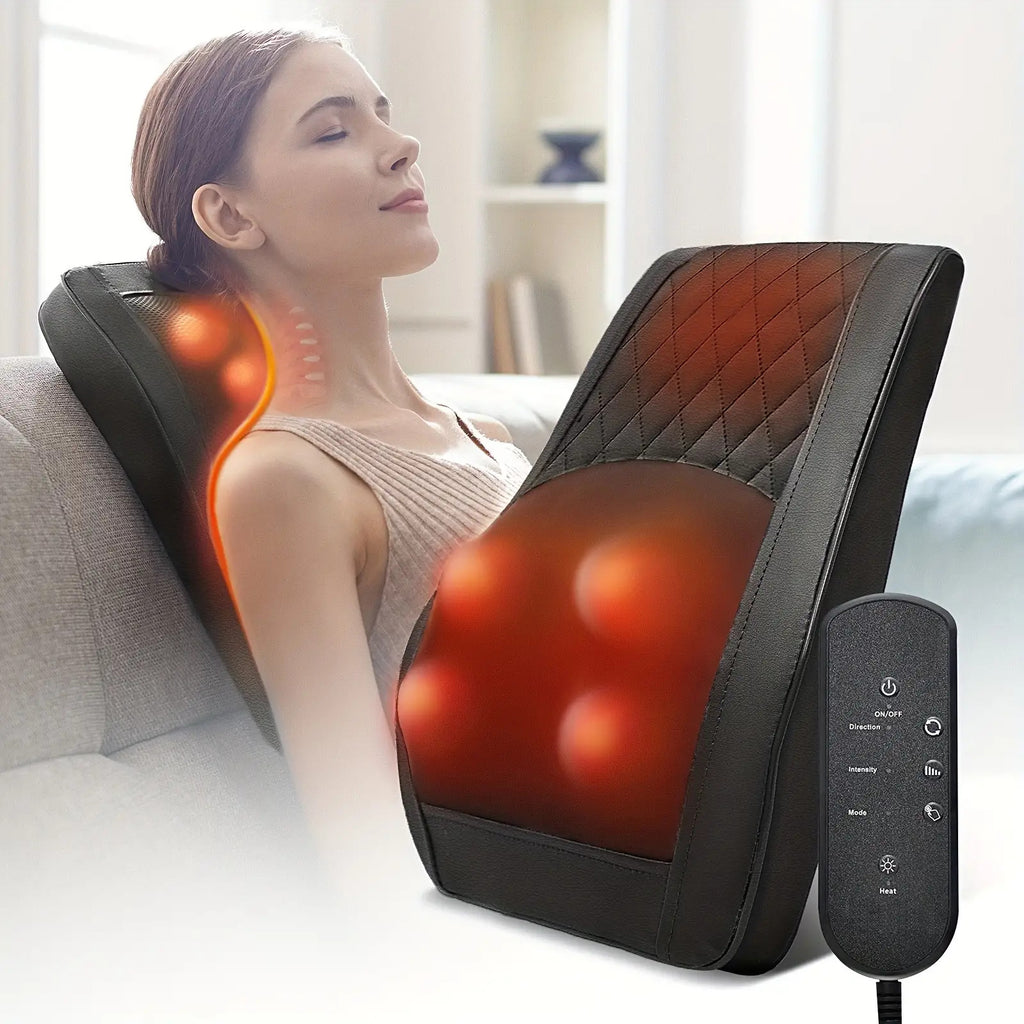 Ein Gerät mit Heizfunktion für Nacken- und Schultermassage - Mit Druck, Roll- und Vibrationsfunktionen, geeignet für Falle, Beine und Körper - Ein perfektes Geschenk für Männer und Frauen, ideal für den Einsatz zu Hause, im Büro und auf Reisen, Muttertags