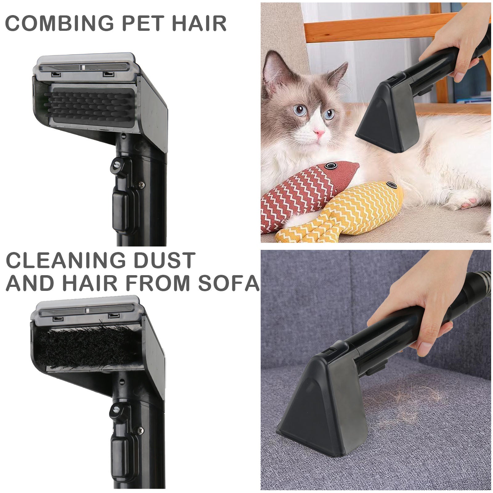 Fabric Cleaner 500W 12Kpa Handheld Carpet Cleaner for Sofa Floor Mats Curtain Spray Suction Integrated Machine Clean Machine