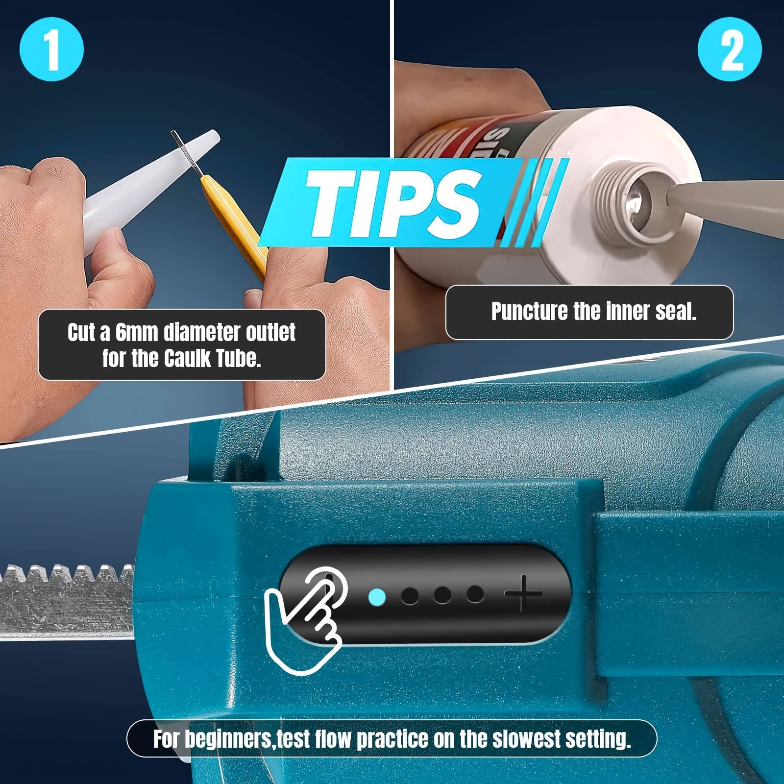 4 Speeds Cordless Electric Glue Gun Glass Glue Caulking Gun Door And Window Electric Sewing Glue Tool For Makita 18V Battery