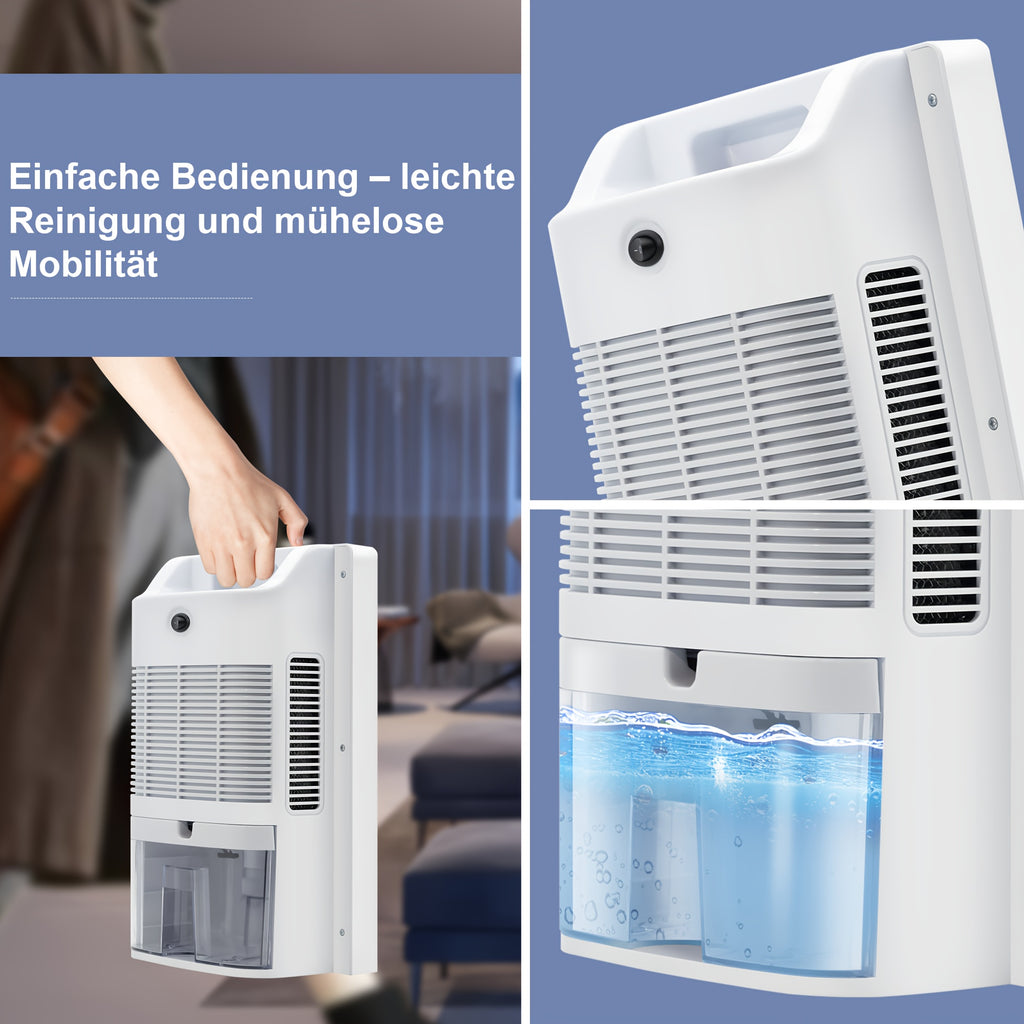 Efficient Dehumidification, Ultra-quiet Technology, No Interference At Night Use, Energy-saving And Power-saving, Compact And Portable, Is An Ideal Choice for Home Moisture-proof.