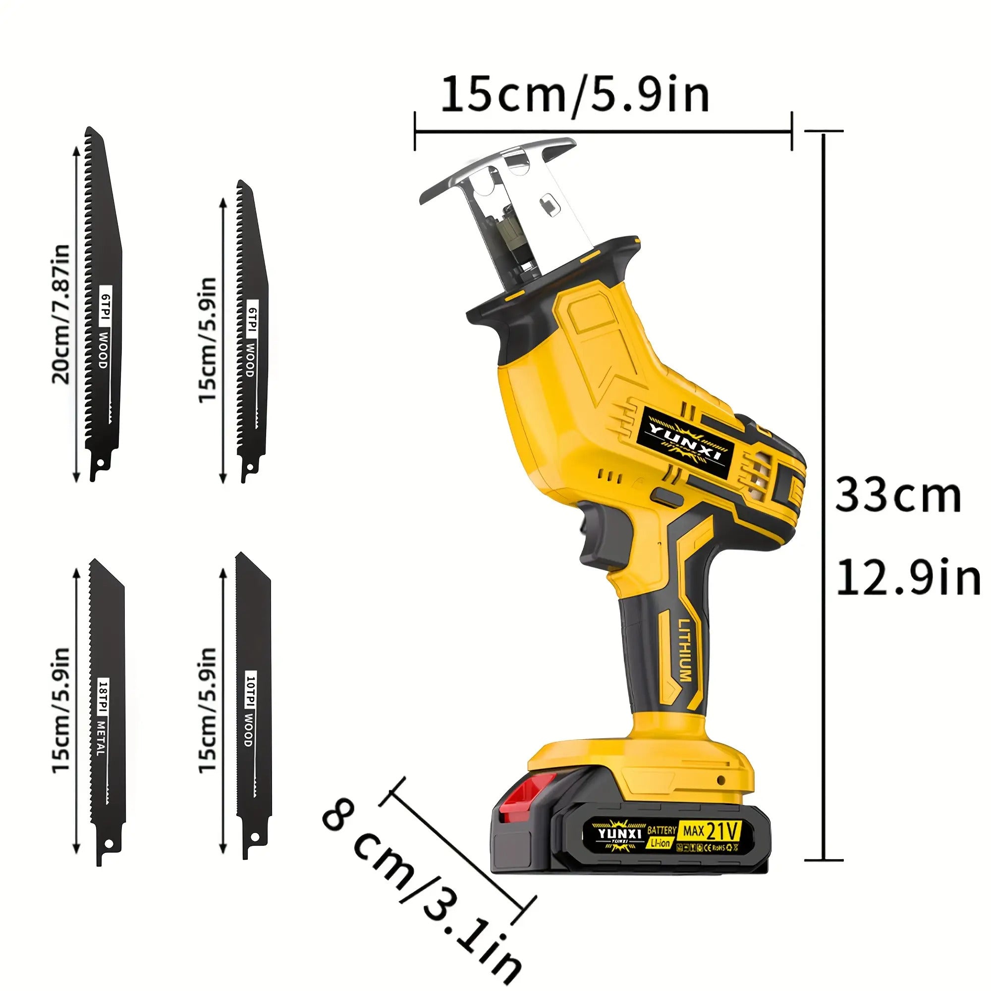 Maschine NUR Die Drahtlose Elektrische Schneidemaschine Multifunktionales Schneidemaschinen-Set Ist Geeignet Zum Schneiden Von Holz/Metall/PVC, Mit Einer Sicherheitsverriegelung Schneidemaschine Szene Zum Schneiden Von Holz Und Metall.